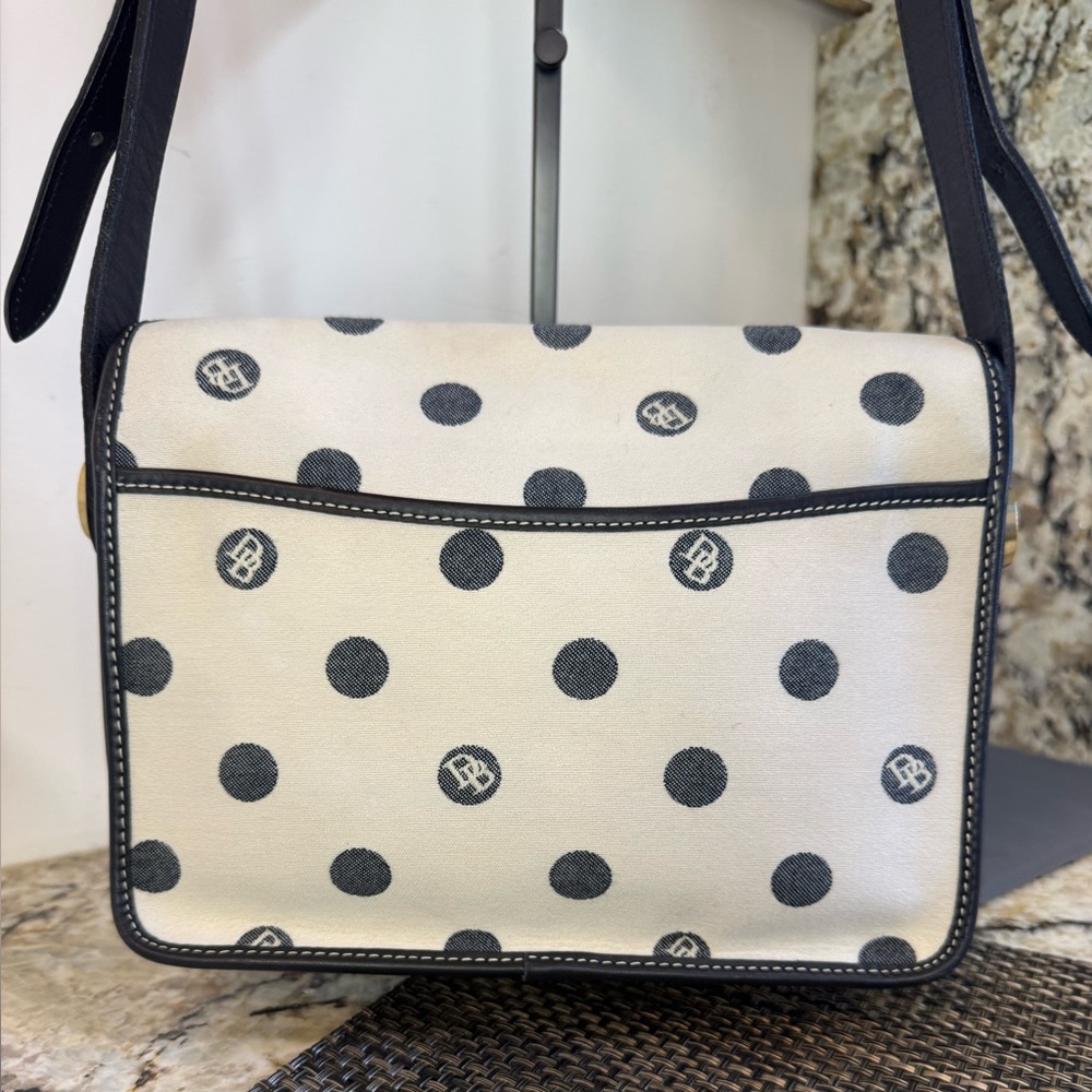 EUC Vintage Dooney & Bourke
Monogram Polka Dot Made in
USA Polka Dot Crossbody - Picture 3 of 16